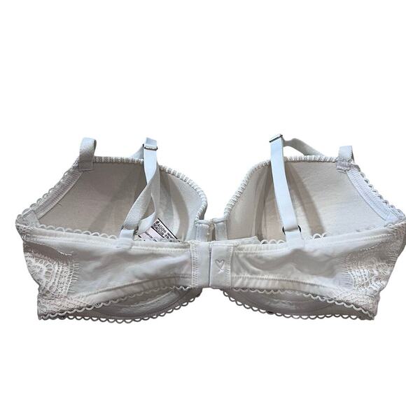 Victoria's Secret Bra Dream Angels Lined Demi 32 DD Cream Lace - Picture 2 of 7